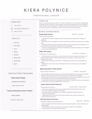 Kiera Polynice - Project Casting Gallery Image 1 Kiera Polynice - Gallery Image 1