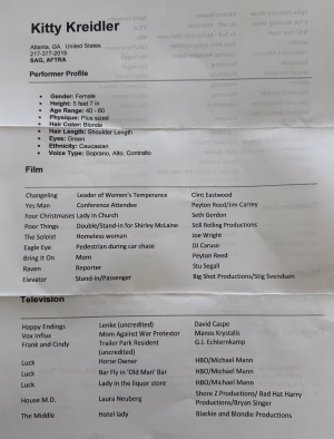 Susan ‘Kitty’ Kreidler - Project Casting Gallery Image 8 Susan ‘Kitty’ Kreidler - Gallery Image 8