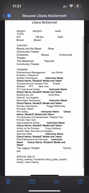 Liliana McDermott - Project Casting Gallery Image 6 Liliana McDermott - Gallery Image 6