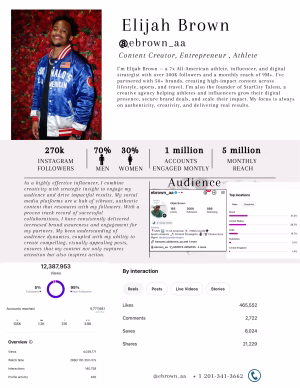 Elijah Brown - Project Casting Gallery Image 1 Elijah Brown - Gallery Image 1