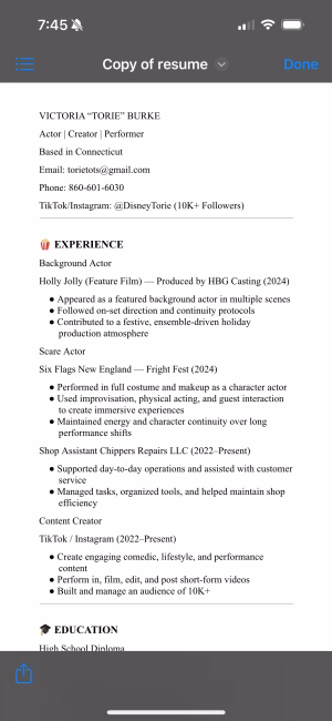 Victoria Burke - Project Casting Gallery Image 8 Victoria Burke - Gallery Image 8