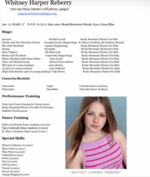 Whitney Reberry - Project Casting Gallery Image 1 Whitney Reberry - Gallery Image 1