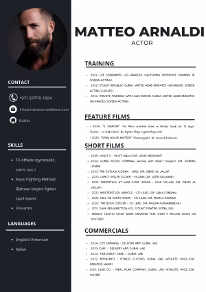 Matteo Arnaldi - Project Casting Gallery Image 1 Matteo Arnaldi - Gallery Image 1