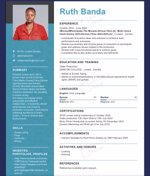 Ruth Banda - Project Casting Gallery Image 1 Ruth Banda - Gallery Image 1