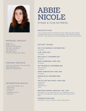 Abbie Nicole - Project Casting Gallery Image 5 Abbie Nicole - Gallery Image 5