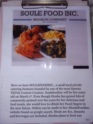 Etosha Johnson - Project Casting Gallery Image 2 Etosha Johnson - Gallery Image 2