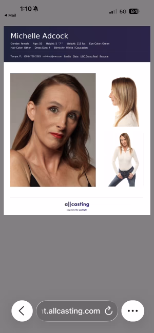 Michelle Adcock - Project Casting Gallery Image 5 Michelle Adcock - Gallery Image 5