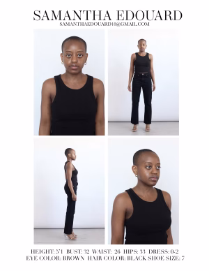 Samantha Edouard - Project Casting Gallery Image 1 Samantha Edouard - Gallery Image 1