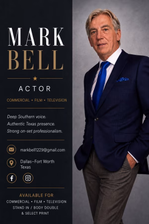Mark Bell - Project Casting Gallery Image 1 Mark Bell - Gallery Image 1