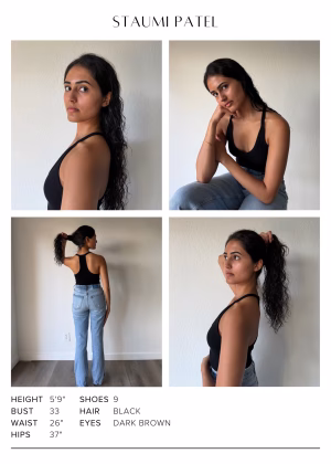 Staumi Patel - Project Casting Gallery Image 1 Staumi Patel - Gallery Image 1