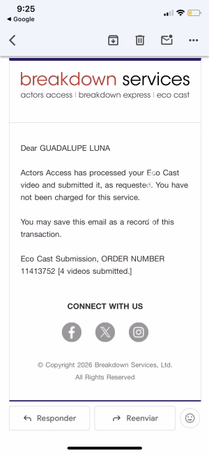 Guadalupe Luna - Project Casting Gallery Image 1 Guadalupe Luna - Gallery Image 1