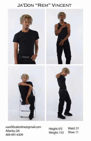 Jadon Vincent - Project Casting Gallery Image 1 Jadon Vincent - Gallery Image 1
