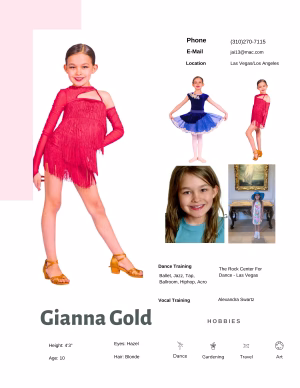 Gianna Gold - Project Casting Gallery Image 1 Gianna Gold - Gallery Image 1