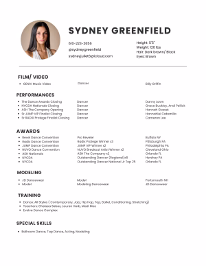 Sydney Greenfield - Project Casting Gallery Image 11 Sydney Greenfield - Gallery Image 11