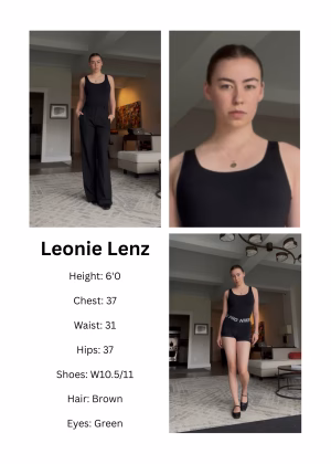 Leonie Lenz - Project Casting Gallery Image 1 Leonie Lenz - Gallery Image 1