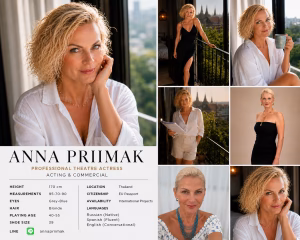 Anna Priimak - Project Casting Gallery Image 1 Anna Priimak - Gallery Image 1