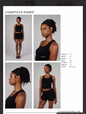 Chantoya knapp - Project Casting Gallery Image 2 Chantoya knapp - Gallery Image 2